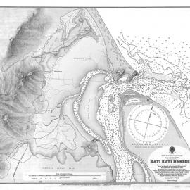 CHART 3228 Katikati Harbour and entrance soundings 1903 HMS Penguin