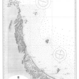 CHART 3332 Mercury Bay to Town Point ocean soundings 1903 to 1921 HMS Penguin