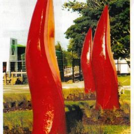 Three Red Seeds - a Public Artwork for Te Puke