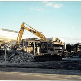 Cleaning up after the fire