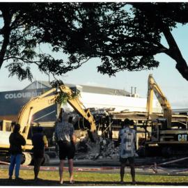 Cleaning up after the fire