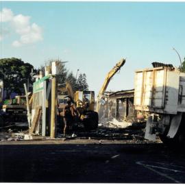 Cleaning up after the fire