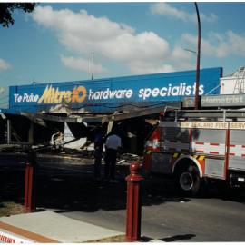 The fire extinguished