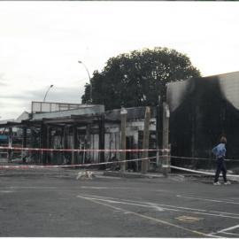 Cleaning up after the fire