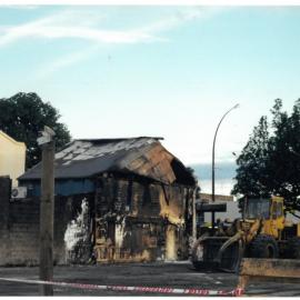 Cleaning up after the fire