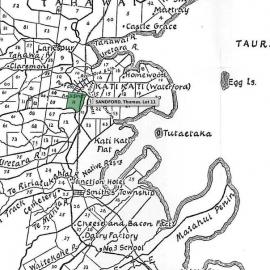 SETTLER SANDFORD, Thomas. Lot 11 Tahawai Settlement