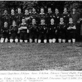 Te Puke Rugby Reps at Tauranga July 1940