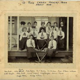 Te Puke Ladies Hockey Team c1908
