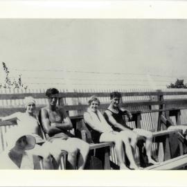 Happy punters at the opening of the Te Puke swimming pool