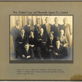 NZ Loan & Mercantile Agency Co., Ltd. Te Puke branch staff 1931