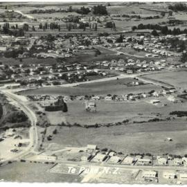 Aerial photograph of Te Puke, 1950s