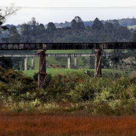 The old railway bridge from Katikati to Tauranga