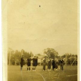 On the sidelines at a basketball game in Te Puke