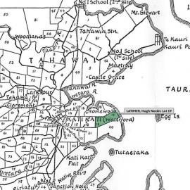 SETTLER LATIMER, Hugh Nesbit. Lot 19 Tahawai Settlement