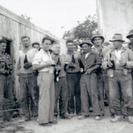Workers at Smythe Quarry, Woodlands Road, Katikati