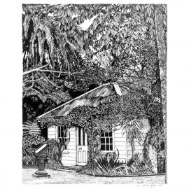 Archdeacon Brown's Library, The Elms, Tauranga