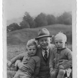 Herb Mayo and his twin sons