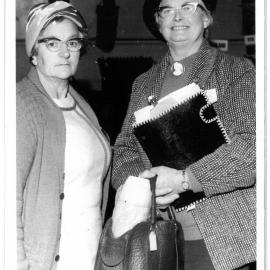 Betty Miller when she was Regional President of Aongatete C.W.I.