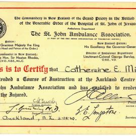 The St. John Ambulance Association