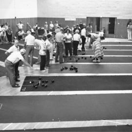 Indoor bowls at Te Puke War Memorial Hall