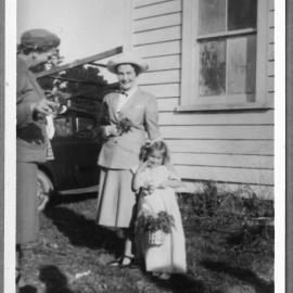 Hildegaard Burstein at a wedding