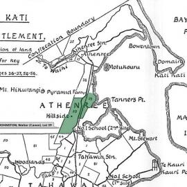 SETTLER JOHNSTON, Walter (Canon). Lot 39 Tahawai Settlement