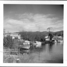 Boats along the Uretara River.