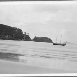 A yacht in the harbour