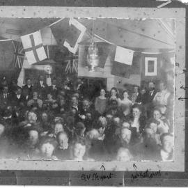 Group in the Orange Hall, Katikati