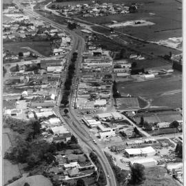 Aerial view of Te Puke township