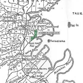 SETTLER CLARKE, W. A. (Capt). Lot 43 Tahawai Settlement 