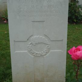 The grave of Gilbert Edward McClung (Sonny)