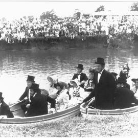 The "pioneers" prepare to disembark onto their new home