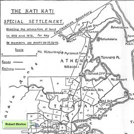 SETTLER MORTON, Robert. Lot 55 Tahawai Settlement