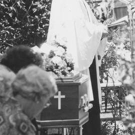 Mayor Eddie Raymond's funeral
