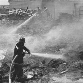 Fire being attended at or near Te Puke Joinery