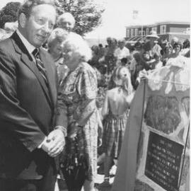 The Hon. Sir David Beattie at centennial celebrations in Te Puke