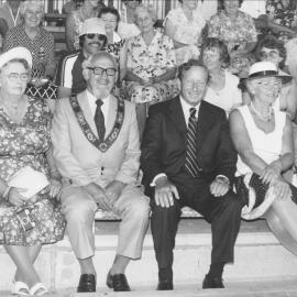 Mayor Ian Johnson with his wife and Sir David & Lady Beattie