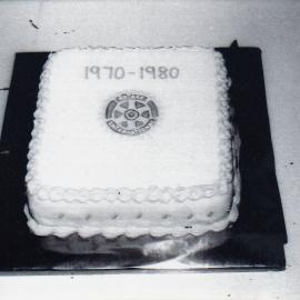 Celebration cake for Katikati Rotary Club