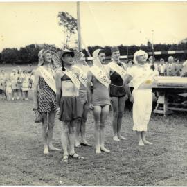 "Ladies" standing to attention