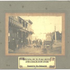 The Te Puke Hotel on opening day