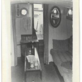 Inside the cabin of Snow Garde-Browne's Royal Saxon