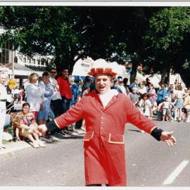 Te Puke Town Crier Mike Jones in full voice