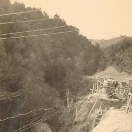 Construction of the Raymond Dam, Te Puke
