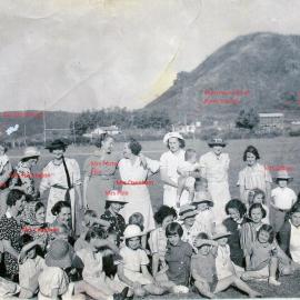 Ladies at a Pongakawa Tabacco Grower's rugby match