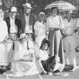 Te Puke Centennial celebration tennis match - the players