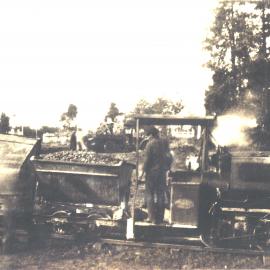 A steam engine at Katikati