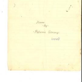 "Home" by Patience Strong