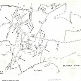 Street map of Katikati