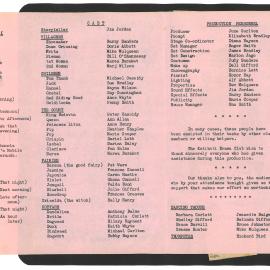 Once upon a Chime - play programme